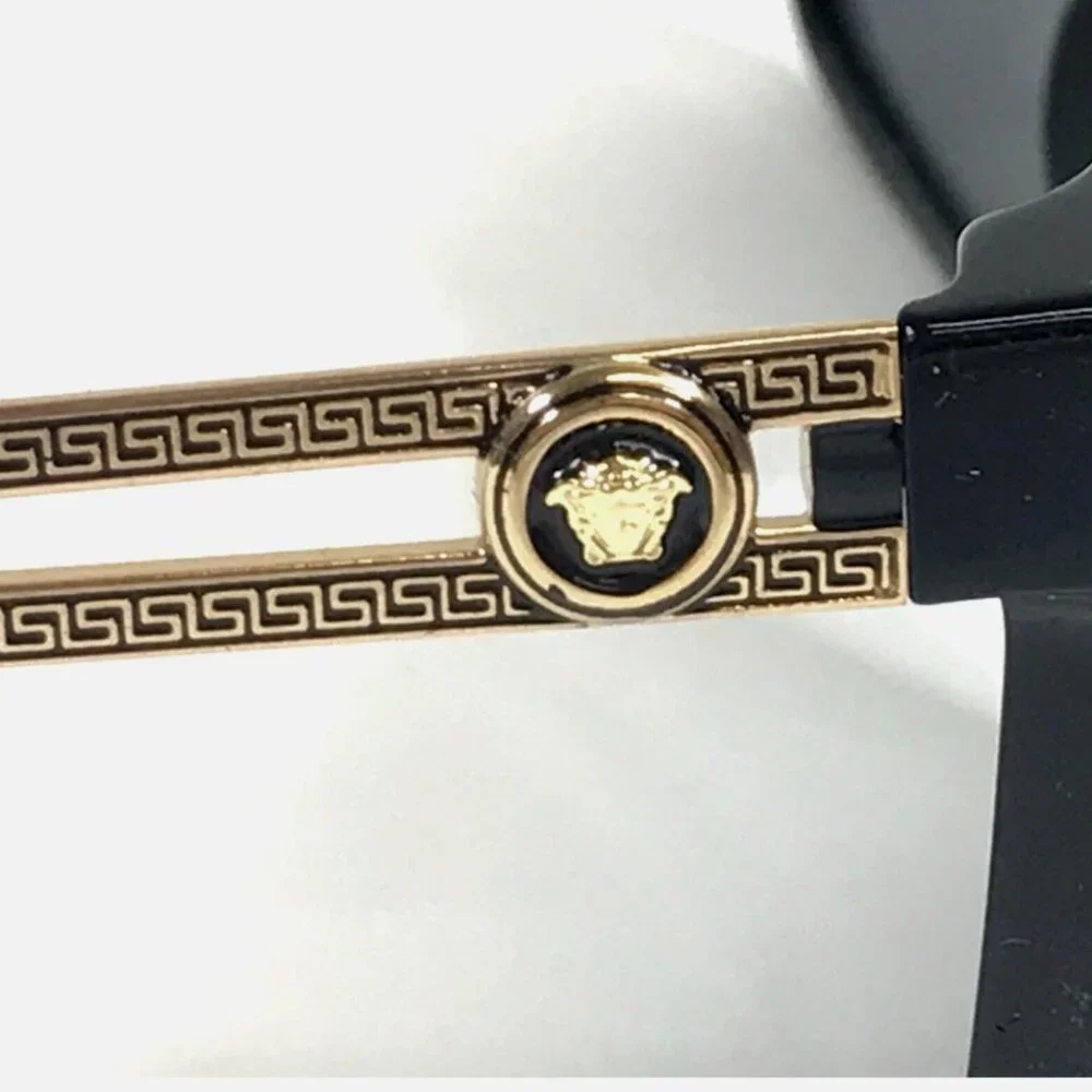 Versace Black Logo Frames 58mm Unisex Sunglasses